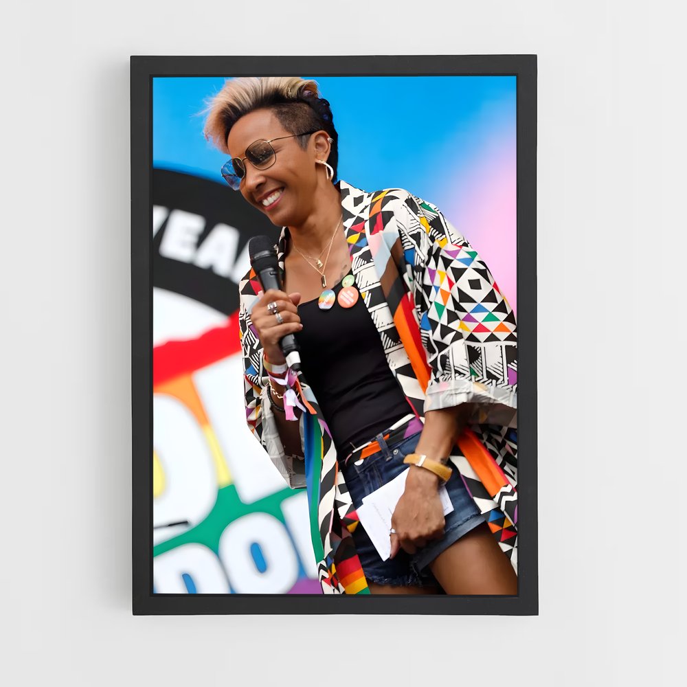 Poster Kelly holmes stylées – affiche Athlétisme (vue 2)